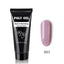 Kit de Poly Gel pour Nail Art Français avec Pinceau UV et Conseils d'Ongles