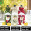 Fundas Festivas para Botellas de Vino para Alegría Navideña