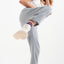 Pantalones Jogger Grises con Cintura Elástica