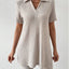 Johnny Collar Short Sleeve Top and Shorts Set - Korvel