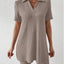 Johnny Collar Short Sleeve Top and Shorts Set - Korvel