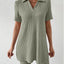 Johnny Collar Short Sleeve Top and Shorts Set - Korvel