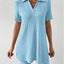 Johnny Collar Short Sleeve Top and Shorts Set - Korvel