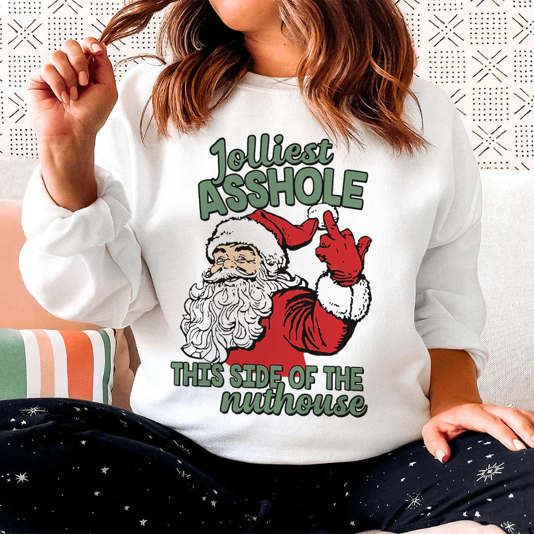 Jolliest This Side Of The Nuthouse Sweatshirt - Korvel