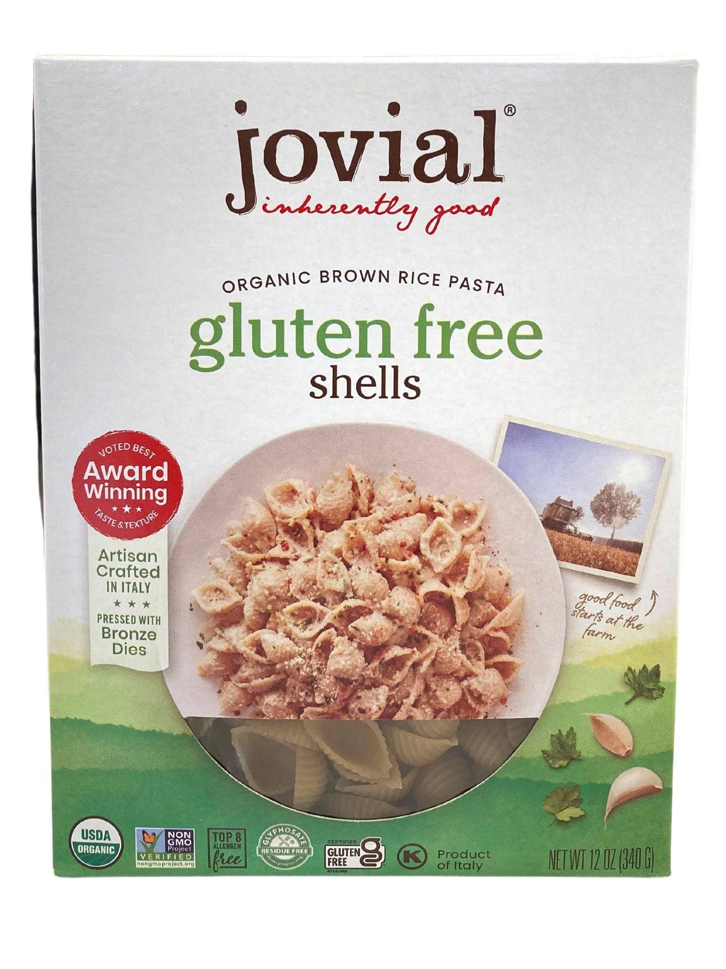 Coquilles de riz brun bio - Pâtes sans gluten par Jovial