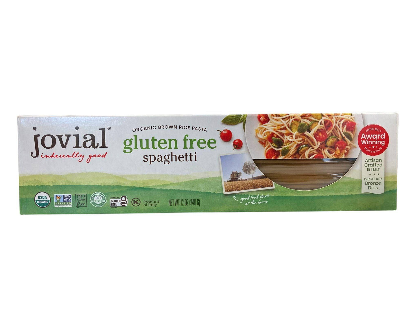 Organic Gluten-Free Brown Rice Spaghetti by Jovial - Korvel