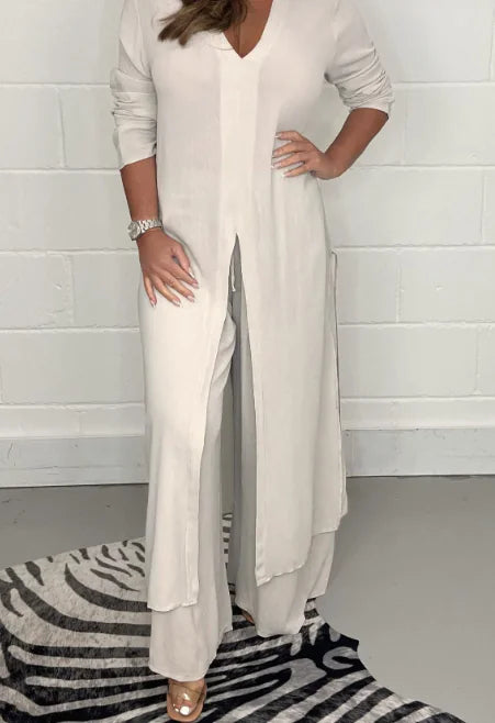 GlobalChic Trousers Suit for Modern Women