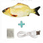 Jouet interactif pour chats avec chargeur USB - Poisson