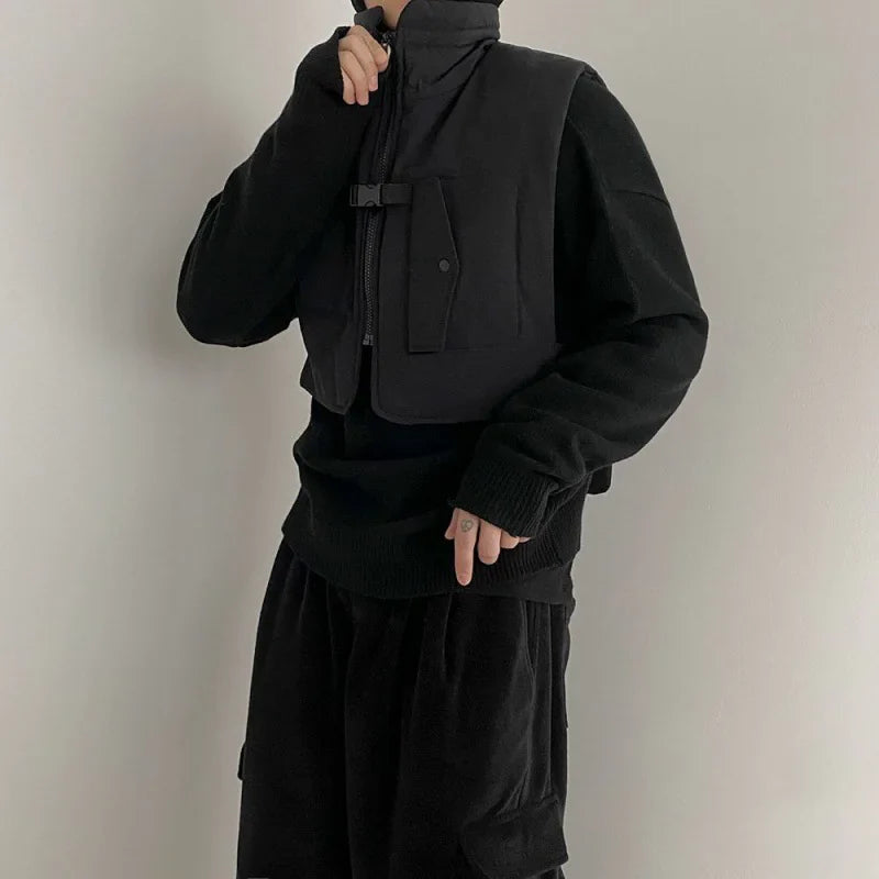 Veste sans manches décontractée de style coréen