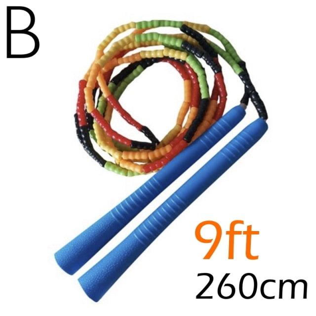 Corde à sauter en perles souples ajustable pour tous les âges