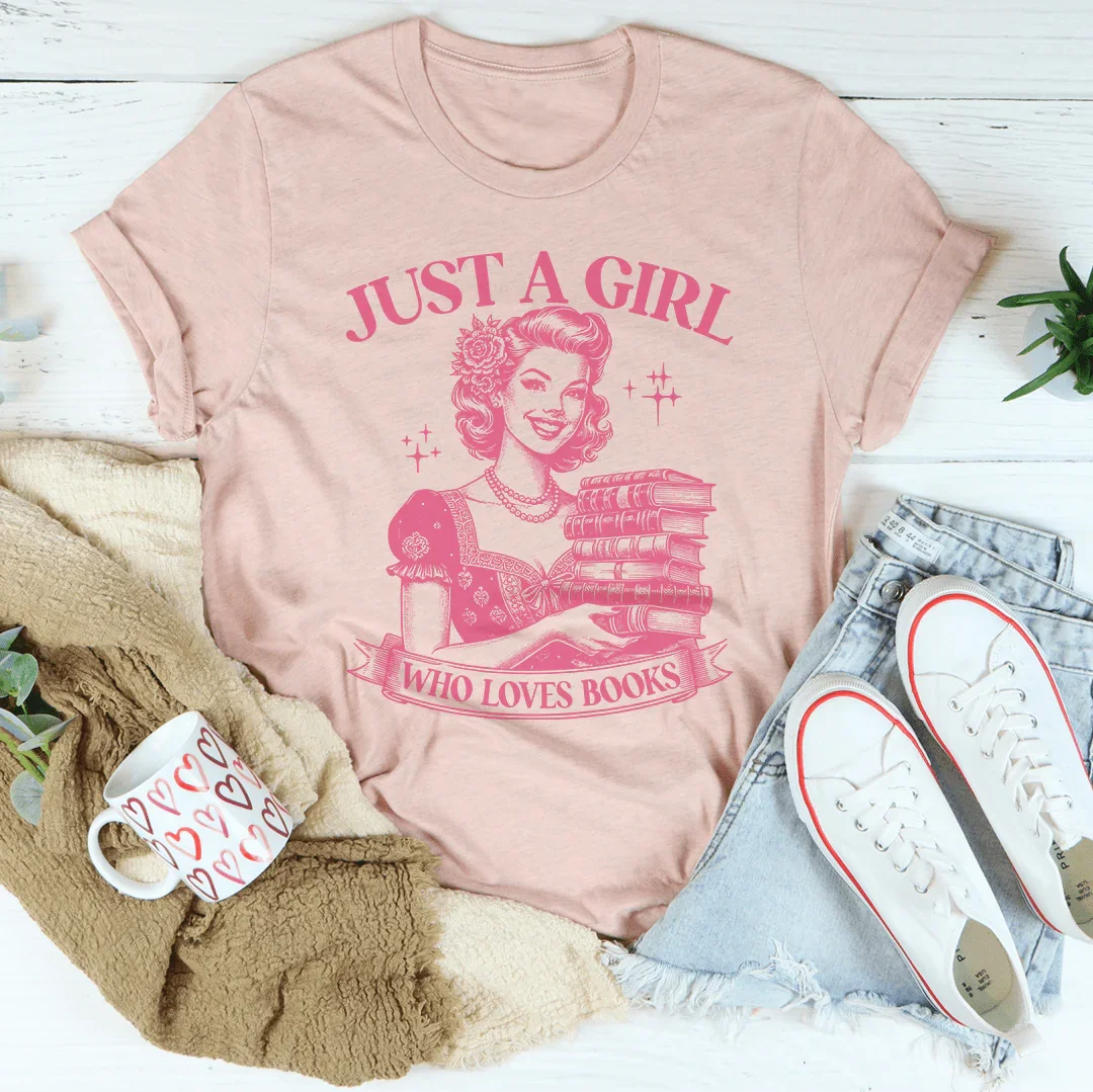 Just A Girl Who Loves Books Tee - Korvel