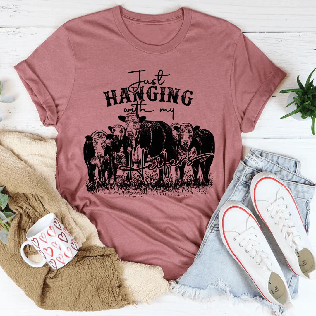 Simplemente pasando el rato con mis vaquillas Tee