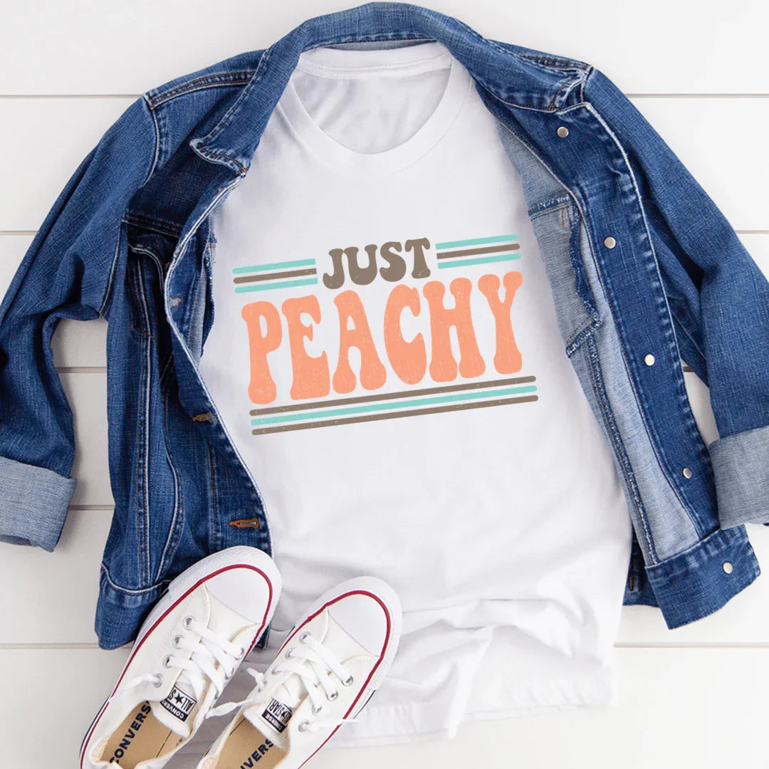 Camiseta Just Peachy