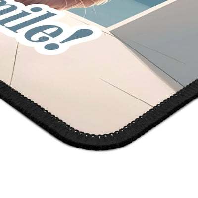 Just Smile! Cat Gaming Mouse Pad - Cute Desk Accessory