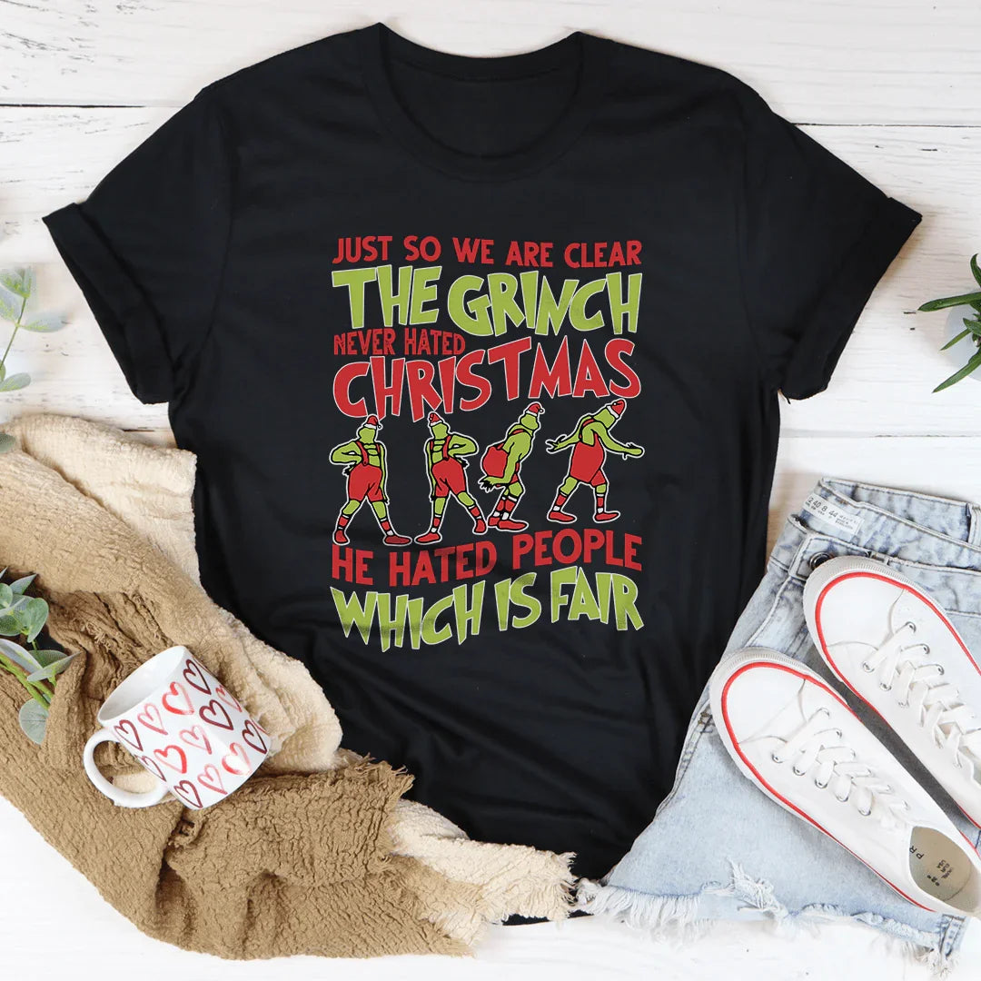 Grinch Approved: The Ultimate Christmas Humor Tee - Korvel