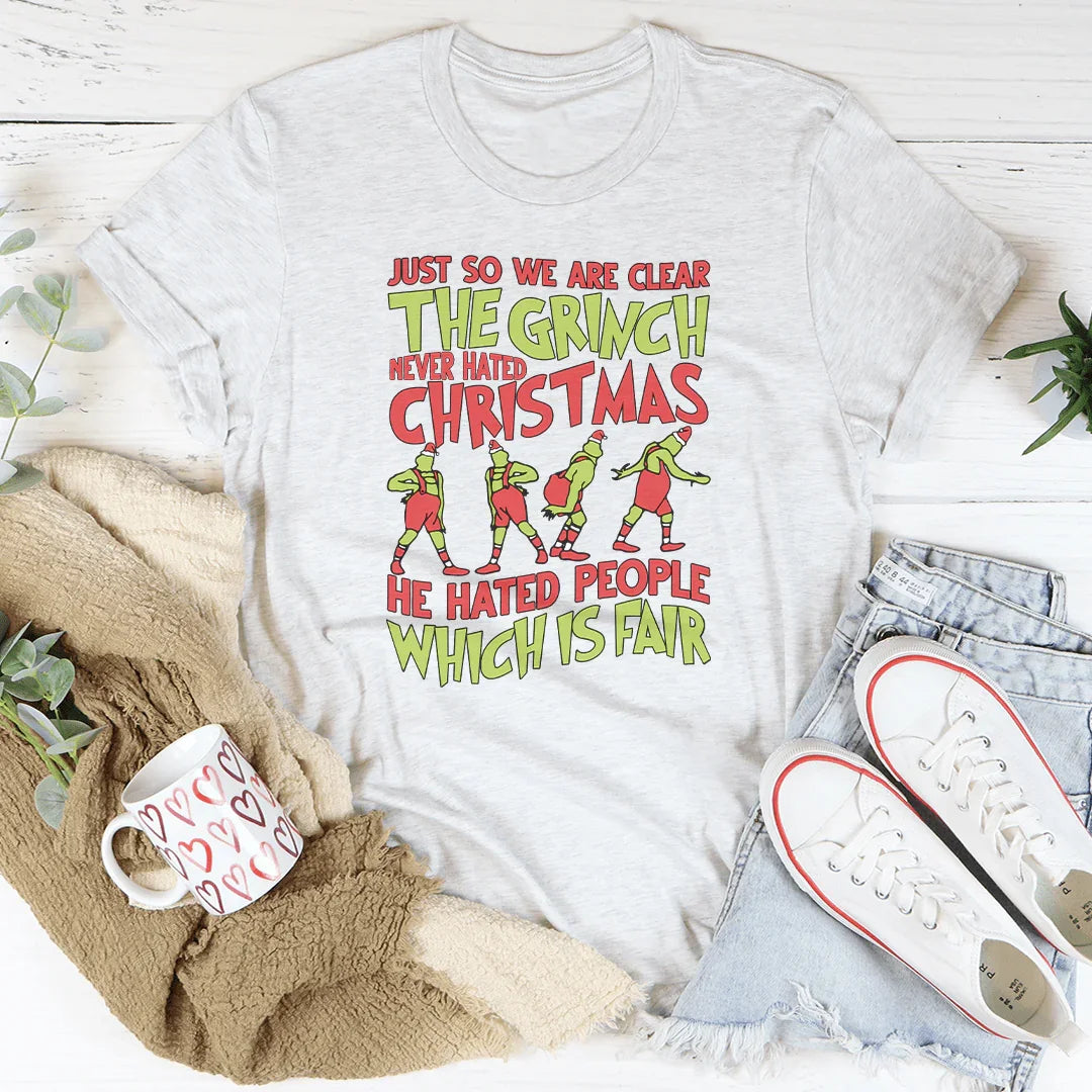 Grinch Approved: The Ultimate Christmas Humor Tee - Korvel