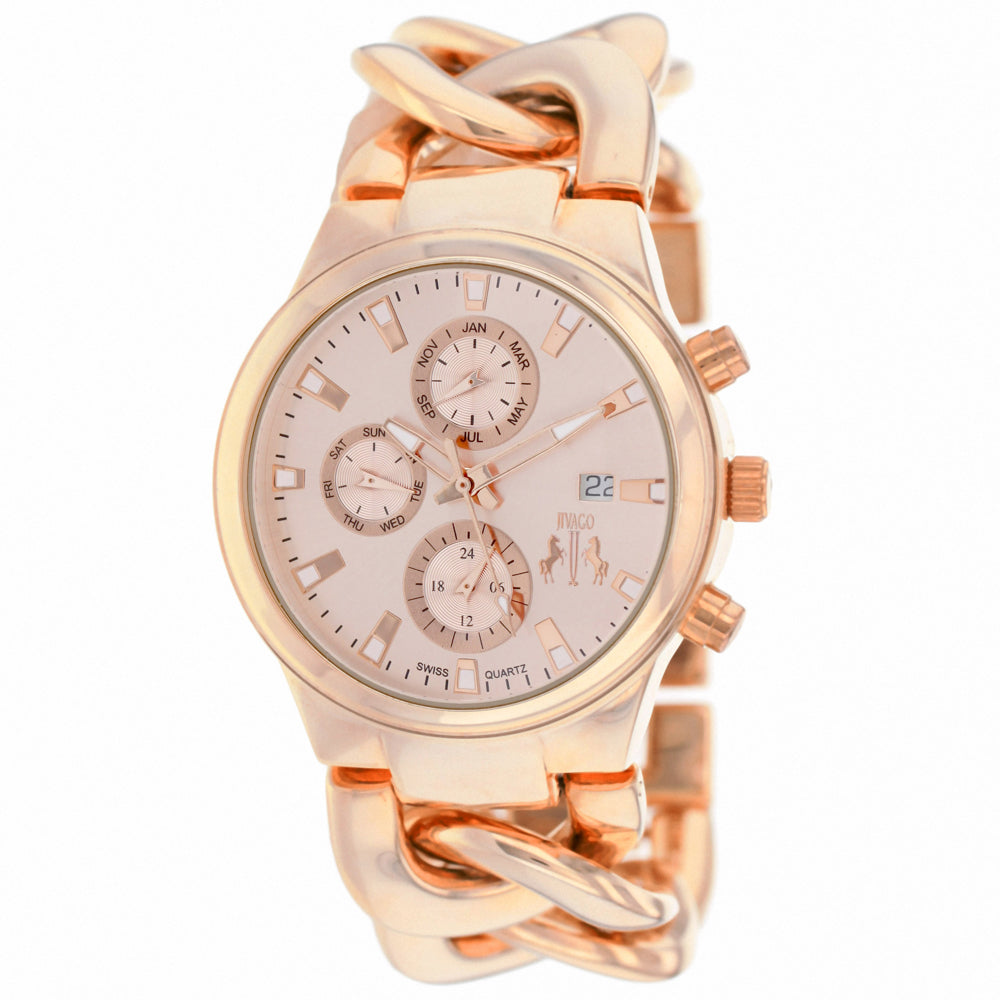 Jivago Women's Lev Watch - Rose Gold Elegance