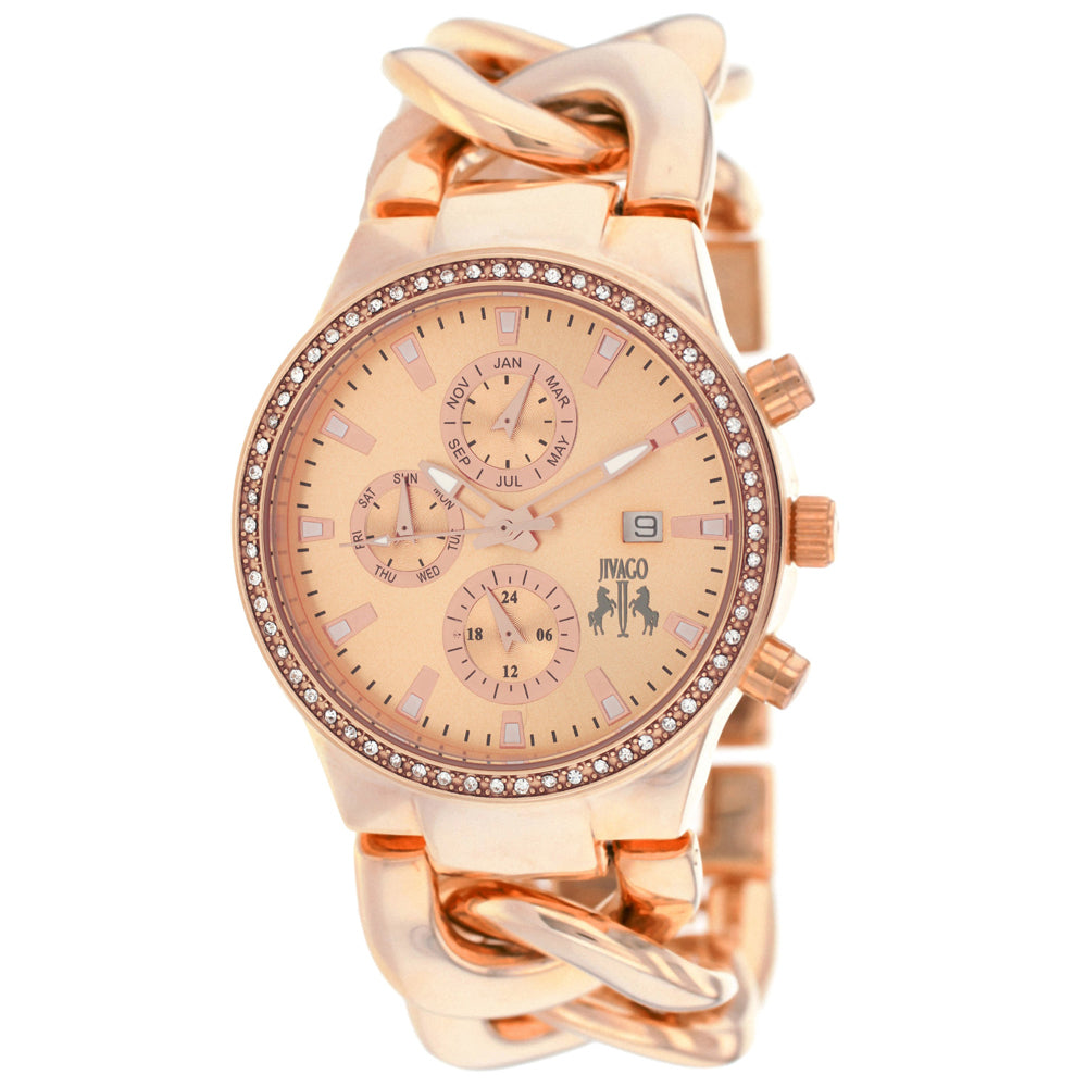Jivago Women's Lev Rose Gold Watch
