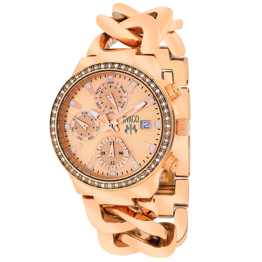 Montre Levley pour femme Jivago - Élégance en or rose