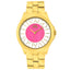 Jivago Women's Fun Watch - Pink Dial & Rose Gold Bracelet