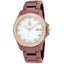 Montre en céramique pour femmes Jivago avec cadran en nacre maroon
