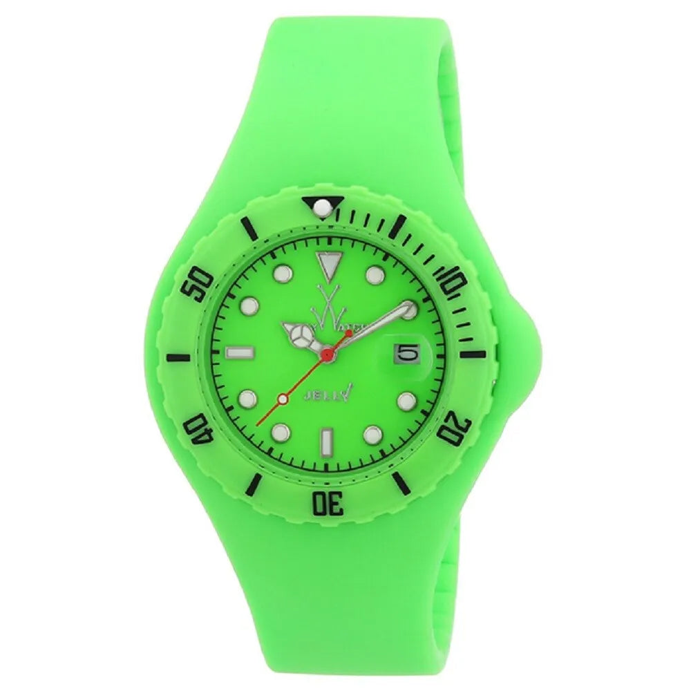 Toy Watch Women's Jelly - Stylish Green Quartz Timepiece
