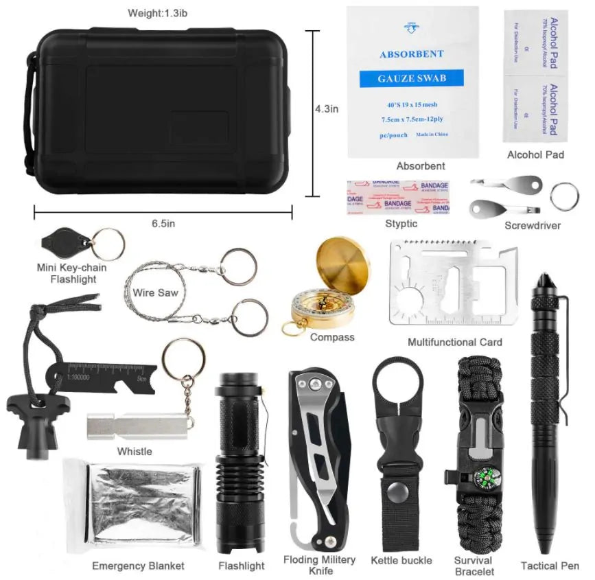 Premium Outdoor Survival Kit for Camping Adventures