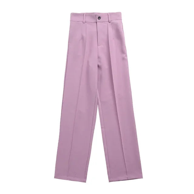 Pantalons Droits de Bureau Premium