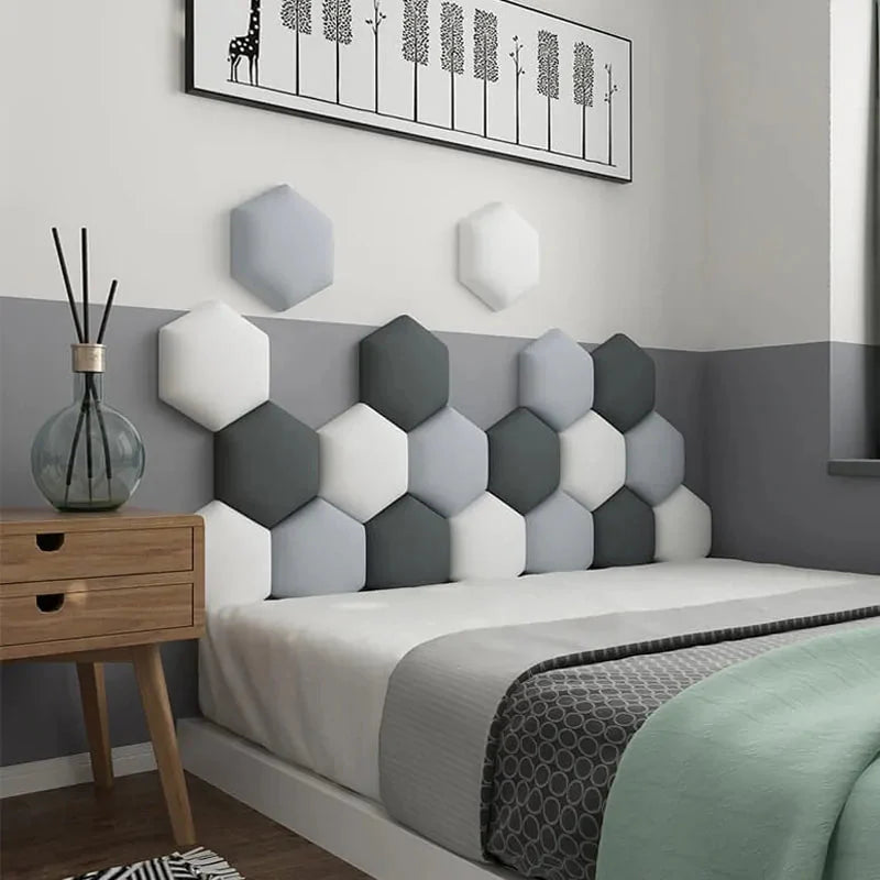 Tête de lit hexagonale Room Loft