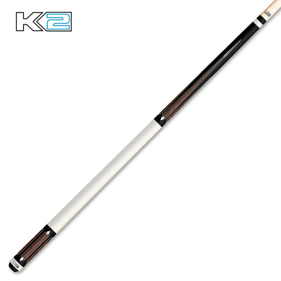 Koda Cue Gloss Black with Cocobolo Inlay and White Finish