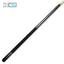 K2 Matte Black Cue with Purple Curly Point & Linen Wrap