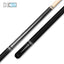 K2 Matte Black Cue with Purple Curly Point & Linen Wrap