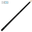 Sleek Matte Black Billiard Cue with Crystal Accents