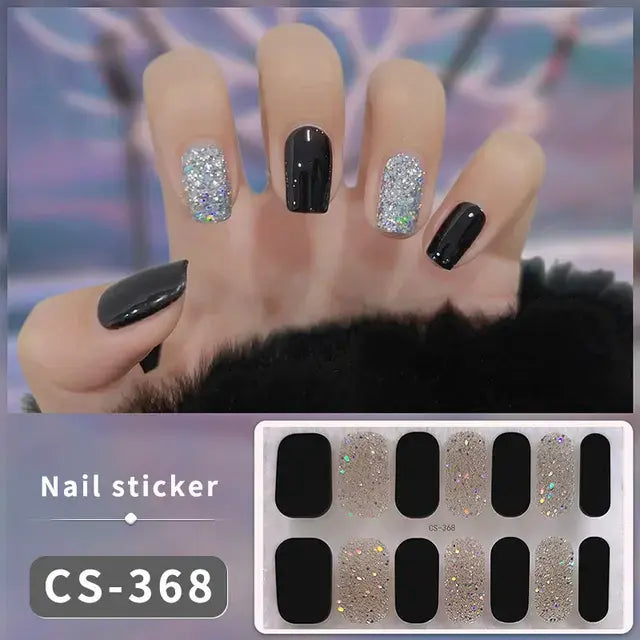 Premium DIY Gel Nail Stickers for Effortless Glam