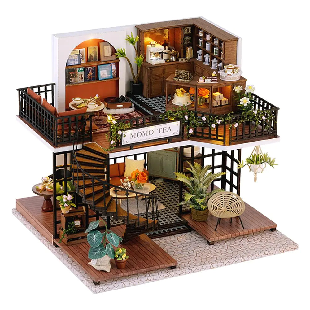 RHZN Miniature House Kit - DIY Doll House for Adults