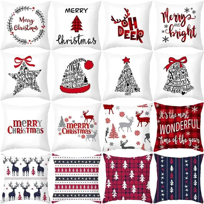 Ensemble de Taies d'Oreiller de Noël Festif 2023