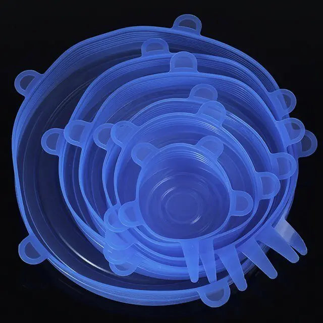 Tapas de Silicona para Bowls de Microondas - Set de 6