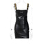 Robe Mini Élégante Sans Manches en Cuir PU