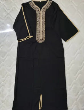 Kaftan élégant pour hommes - Robe de mode musulmane traditionnelle