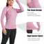 Camisa de Compresión para Mujer TELALEO Pack de 4 - Tops Deportivos de Manga Larga