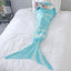 Striped Mermaid Blanket for Cozy Living Spaces