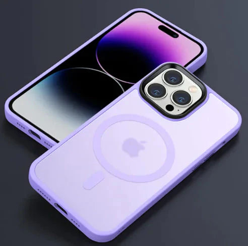 Funda de carga inalámbrica magnética de lujo para iPhone
