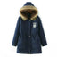 Abrigo de Invierno Estilo Preppy para Mujer