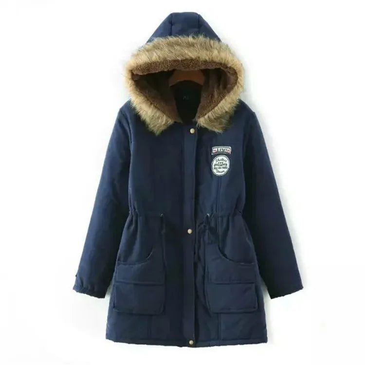 Abrigo de Invierno Estilo Preppy para Mujer