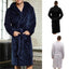 Luxurious Winter Flannel Bathrobe for Cozy Comfort