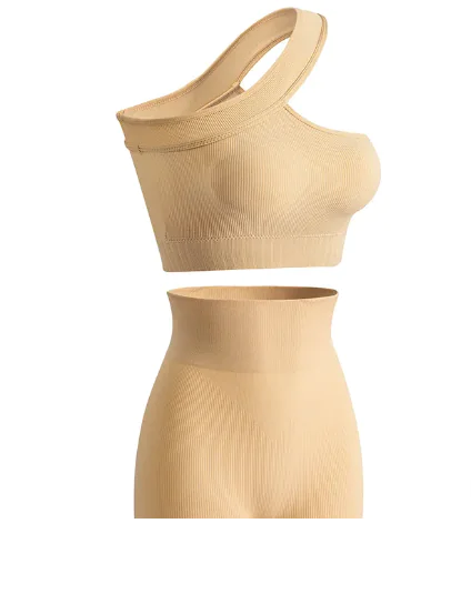 Soutien-gorge de sport off-shoulder pour femmes - Élégant et confortable