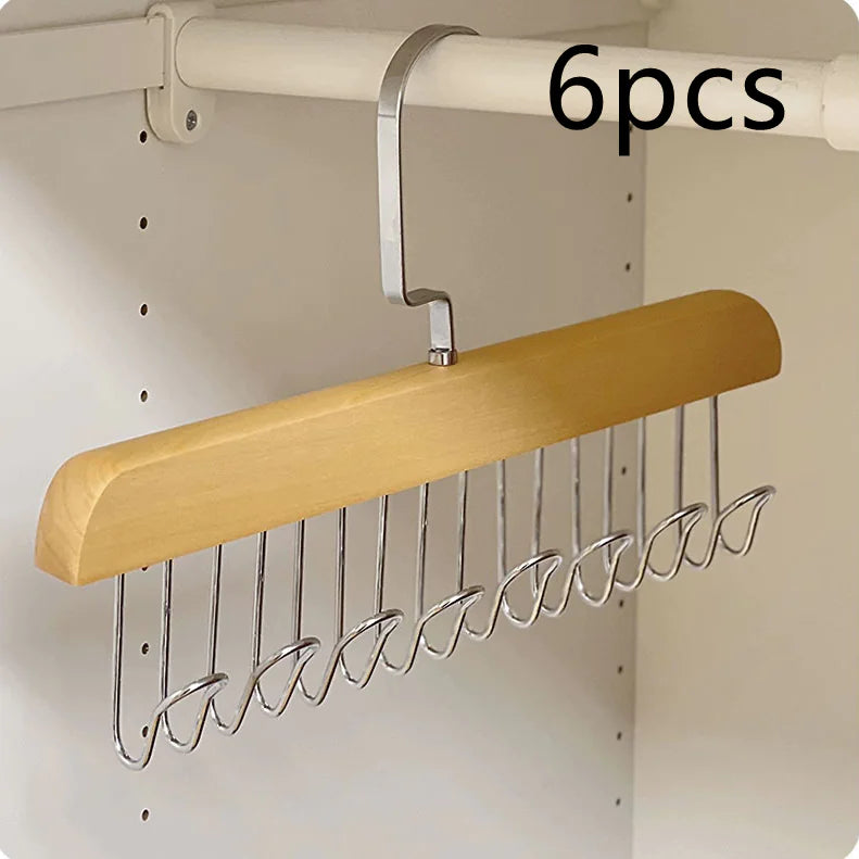 Perchero de Ropa Multi-Gancho para Almacenamiento Organizado