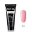 Kit de Poly Gel pour Nail Art Français avec Pinceau UV et Conseils d'Ongles