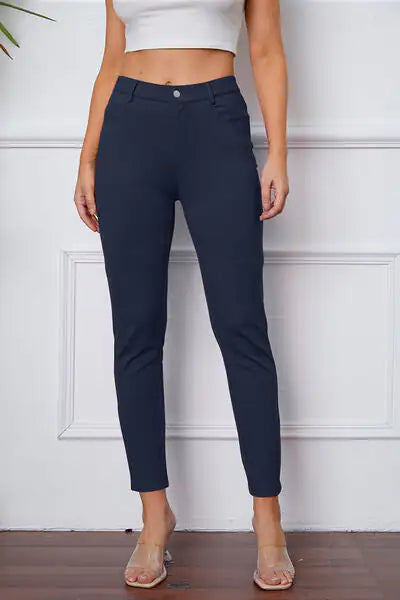 Pantalones Esenciales de Puntada Elástica