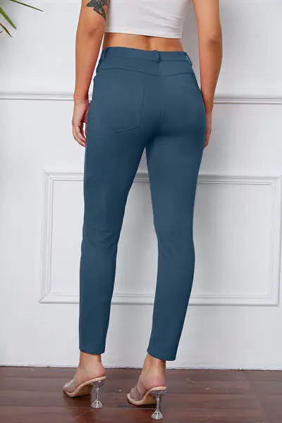 Pantalones Esenciales de Puntada Elástica